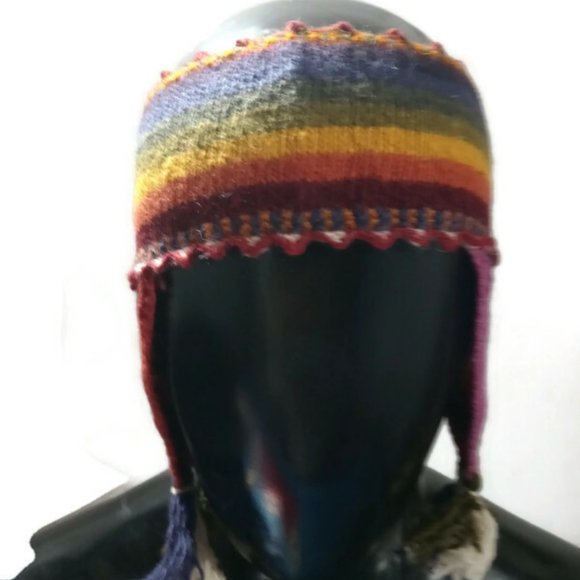 Accessories - Handmade Headband for Women Woven in Multicolored Wool Andean Mountains Cusco